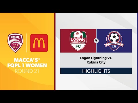 Macca's® FQPL 1 Women R21 - Logan Lightning vs. Robina City Highlights