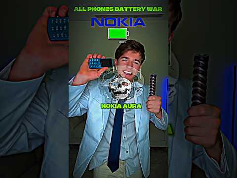 Samsung vs Nokia vs Iphone Battery Battle 💀 #samsung #samsunggalaxy #trollface #nokia
