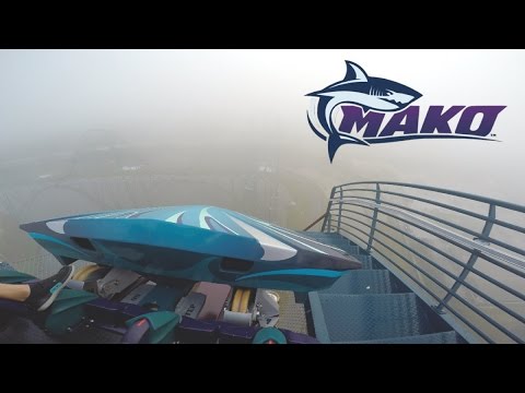 Mako Fog POV Sea World Orlando (Tallest, Fastest & Longest Roller-Coaster in Orlando) | BrandonBlogs Video