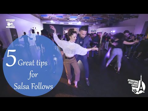 5 Important Tips for Follows when Salsa dancing.