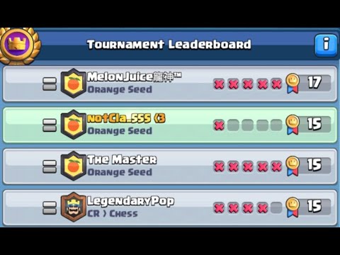 Early 2x Global Tournament with 3.0 Xbow -- Clash Royale