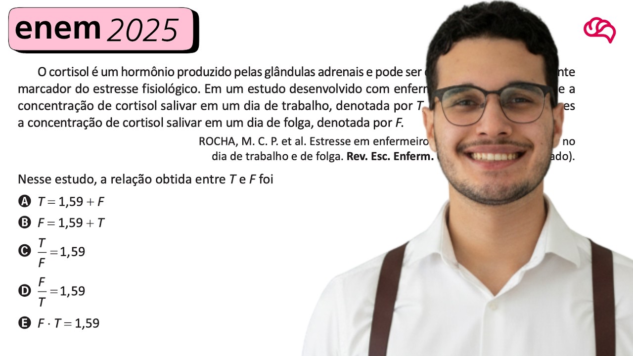Resolução em Vídeo — Questão 157 ENEM 2025