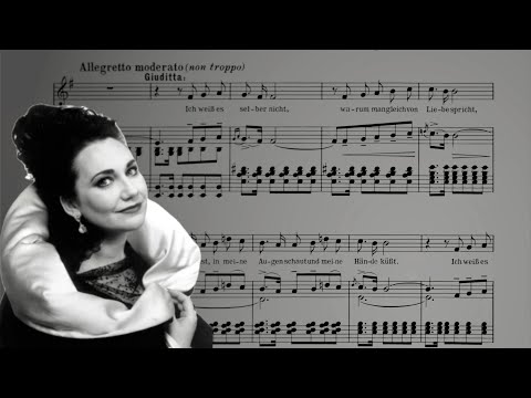 "Meine Lippen, sie küssen so heiß…" from "Giuditta" - Fr. Lehár - Cheryl Studer - Sheet music