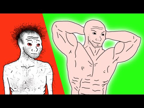 Wojak takes steroids