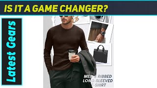 4 Pack Men's Cotton Thermal Long Sleeve Shirts: Your Ultimate Winter Wardrobe Essential!