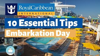 10 Royal Caribbean Cruise Tips for Embarkation Day in 2020!