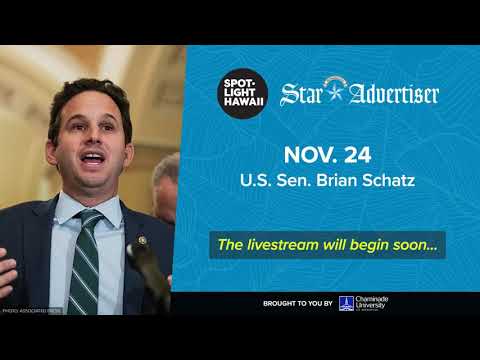 U.S. Sen. Brian Schatz joins Spotlight Hawaii