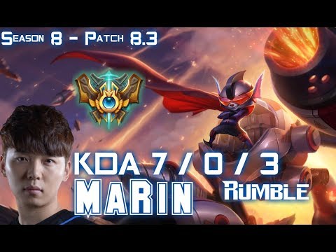 MaRin RUMBLE vs GANGPLANK Top - Patch 8.3 KR Ranked