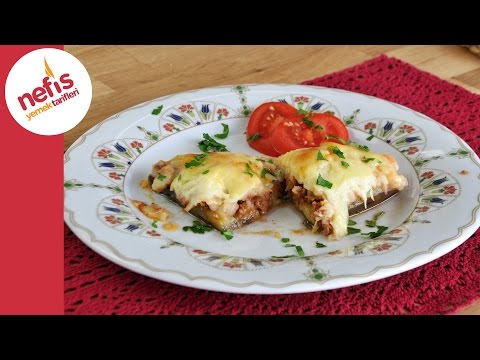 Patates Püreli Patlıcan Kebabı - Fırında Patlıcan Yemeği Tarifi Video