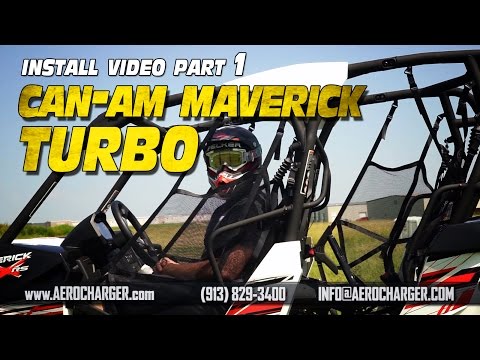 Aerocharger Can-Am Maverick TURBO INSTALL: Part 1