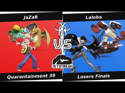 Quarantainment 39 Losers Finals - JaZaR (PKM Trainer) Vs. Laloba (Bayonetta, ROB) - SSBU