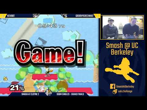 Smash at Cloyne 2 - Melee Singles Grand Finals: Kevbot vs GroovyGreenHat