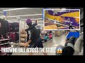 THROWING THINGS IN WALMART BROKEN ANKLES