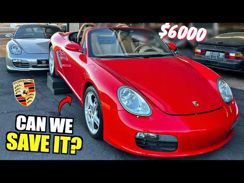 Thumbnail for Buying an "EASY FIX" Porsche 987 Boxster From Salvage Auction! (FULL OF ISSUES) by Porsche, Sports car, Car, Porsche Boxster, Rivian
