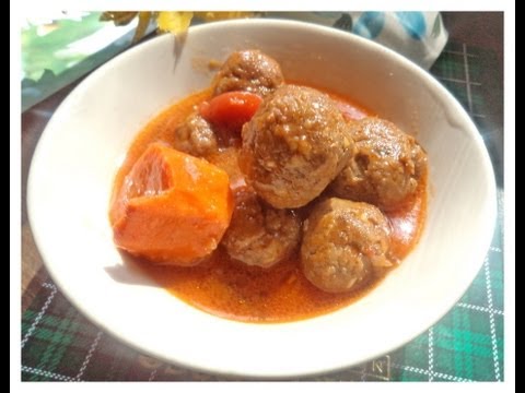 fish balls stew -African Food Recipe