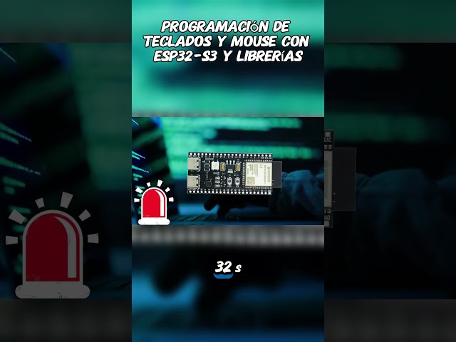 Vídeo relacionado con MAKCU ESP32-S3 - Placa de desarrollo con teclado y mouse integrados, funda compacta de ABS con cubierta protectora, kit listo para usar para Arduino IDE, IoT y programación inalámbrica, incluye cables