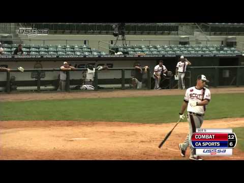 2015 USSSA Hall of Fame Classic #1 Combat vs  CA sports