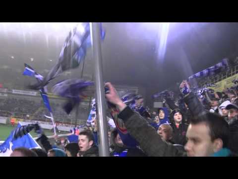 BFU sfeer einde Club Brugge - Lokeren