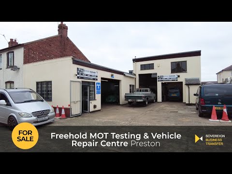Freehold MOT Testing Centre and Vehicle Repair Garage For Sale Preston