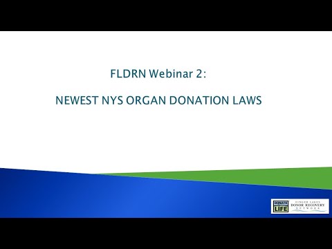 NYS Donation Laws Updates 2020
