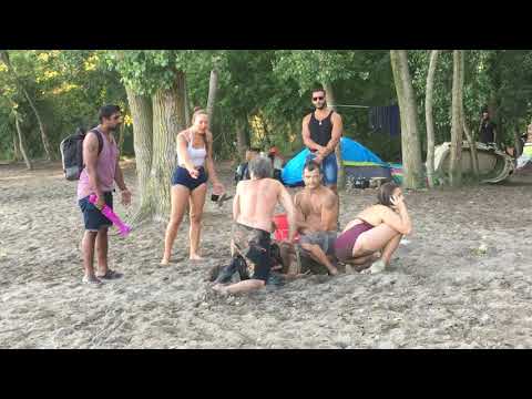 Water Boarding at Cherry Beach