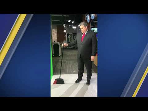 Standing broom trick is not magic, it's everyday science