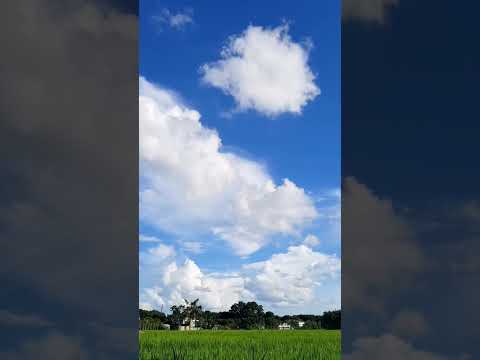 Moving Clouds ☁️ Time lapse| Satisfying video  #shorts