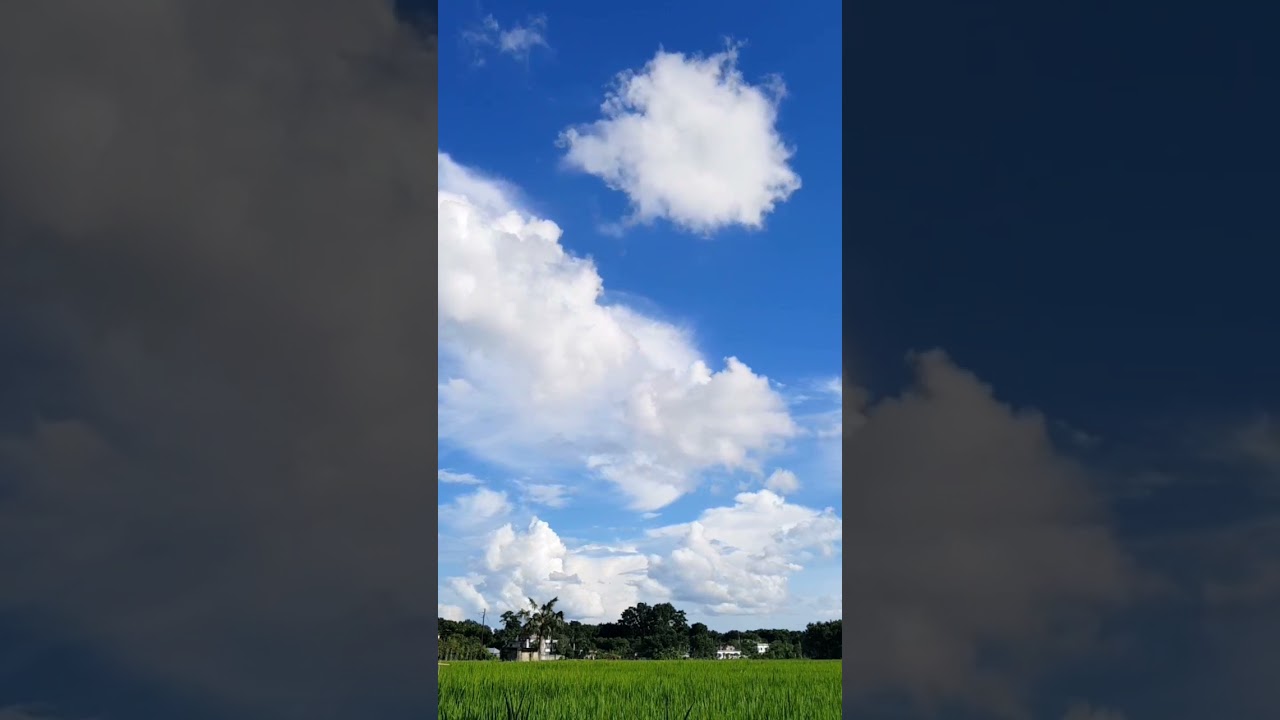 Moving Clouds ☁️ Time lapse| Satisfying video  #shorts