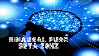 Ondas | Batidas Binaural Beta 20Hz - Acalmar a mente, sair do stress, ansiedade e medo.