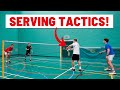 The 4 Best SERVES To Play In Men S Doubles Badminton Strategy