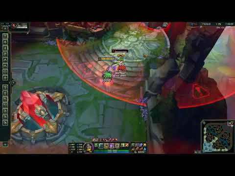 League of legends - Olaf diving the fountain with W