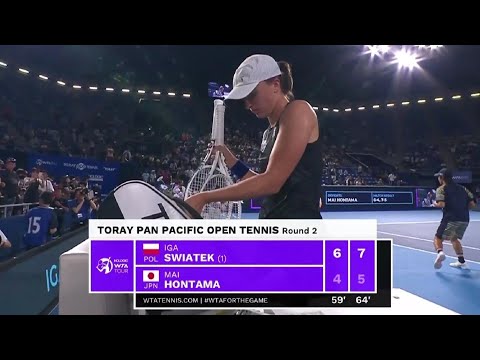 Swiatek vs Hontama Highlights | Japan Open 2023 Tokyo | Iga Swiatek vs Mai Hontama Highlights