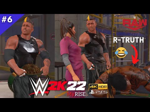 WWE 2K22 MyRise PS5 Walkthrough Gameplay Part 6 - Winning the 24/7 Championship (No Commentary)