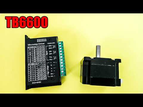 TB6600 Stepper Motor Driver with NEMA 23 – Wiring, DIP Switch Setup & Arduino Code