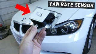 YAW RATE TRACTION CONTROL SENSOR REPLACEMENT LOCATION BMW E90 E91 E92 E93