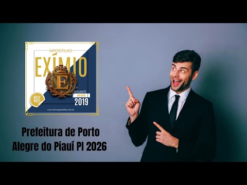 Apostila Prefeitura de Porto Alegre do Piauí PI 2026 Auxiliar de Serviços Gerais