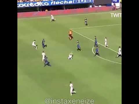 Ivan marcone luciendose en el partido de ayer ante godoy cruz