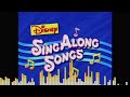 Disney Sing Along Songs Intro Cover