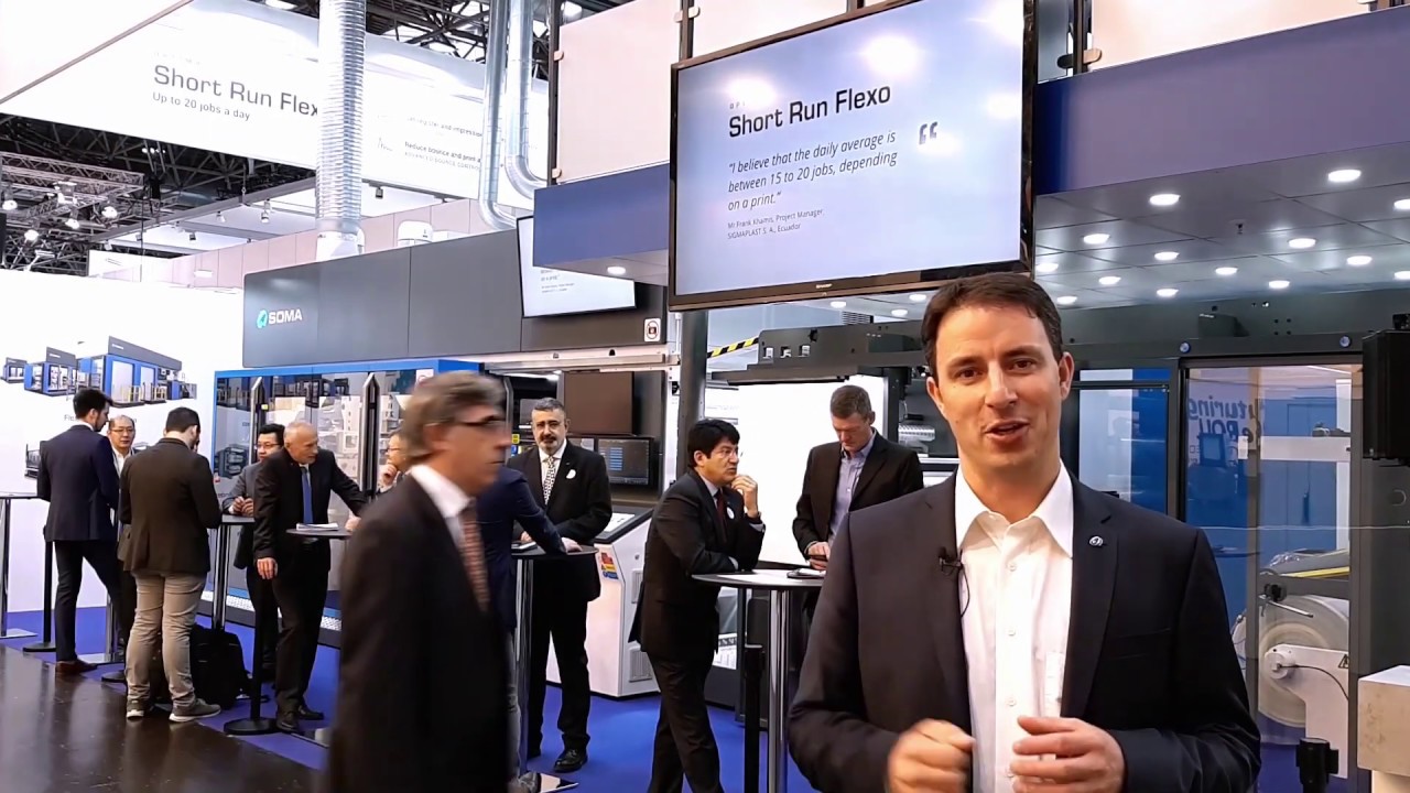 New OPTIMA at K SHOW - drinking coffee during changeover!