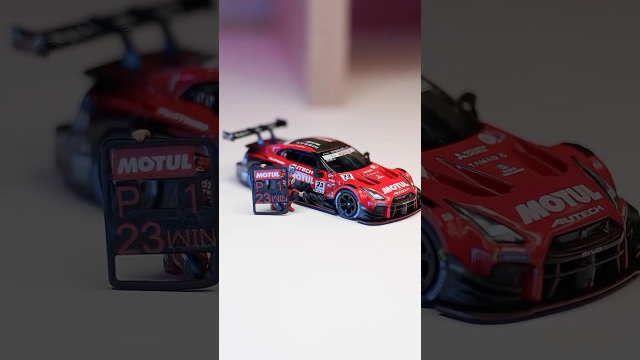 Miniatura Nissan GT-R NISMO #23 Vencedor SUPER GT Suzuka 2021