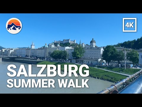 [4K] SALZBURG - Summer Walk