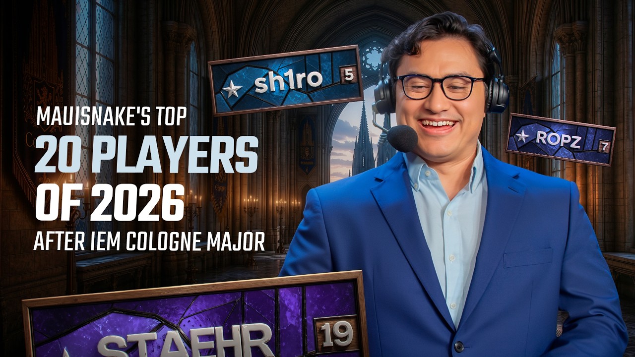 Mauisnake's Top 20 Players of 2026 After IEM Cologne Major #skinclub