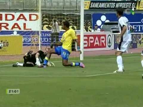 2ª División 09/10 - 42ª Jornada - UD Las Palmas vs Nástic de Tarragona (1-0) RONDÓN