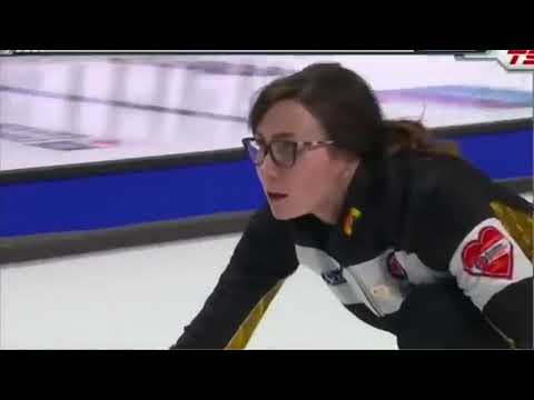 2020 Scotties - Andrea Crawford (NB) hit for 7 vs MB