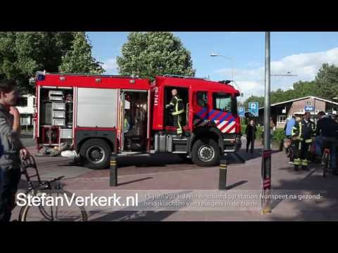 Trein ontruimd op station Nunspeet nadat reizigers onwel raakten - ©StefanVerkerk.nl