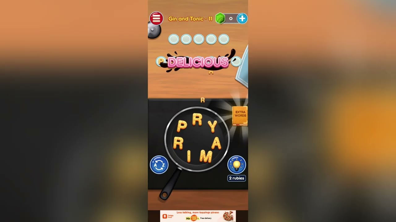 Word Kitchen Gin And Tonic Answers | All Solutions & Hints | Go Answer