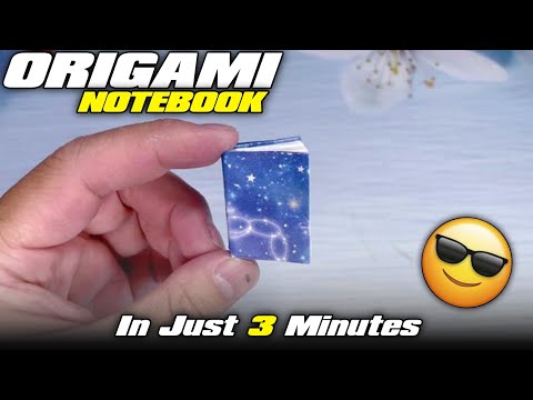 DIY MINI NOTEBOOKS ONE SHEET OF PAPER - DIY BACK TO SCHOOL