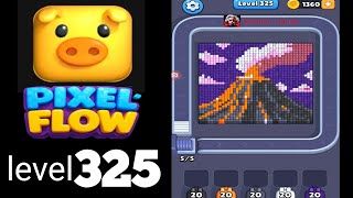 Pixelflow level 325 Guide Walkthrough Solution