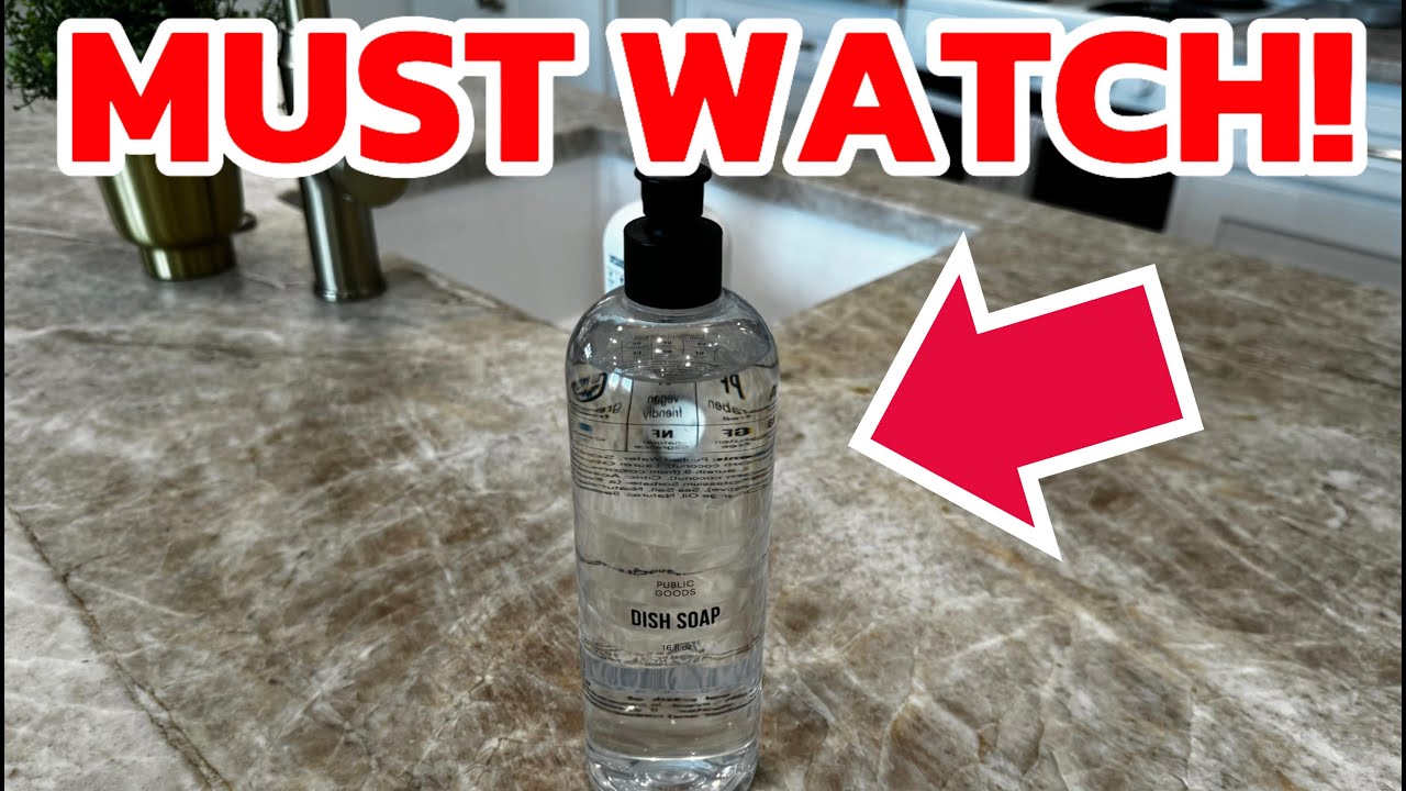 Public Goods Natural Dish Soap (My Honest Review)