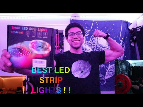 BEST 50ft LED STRIP LIGHTS INSTALLATION AND REVIEW WITH MUSIC SYNC l 2021